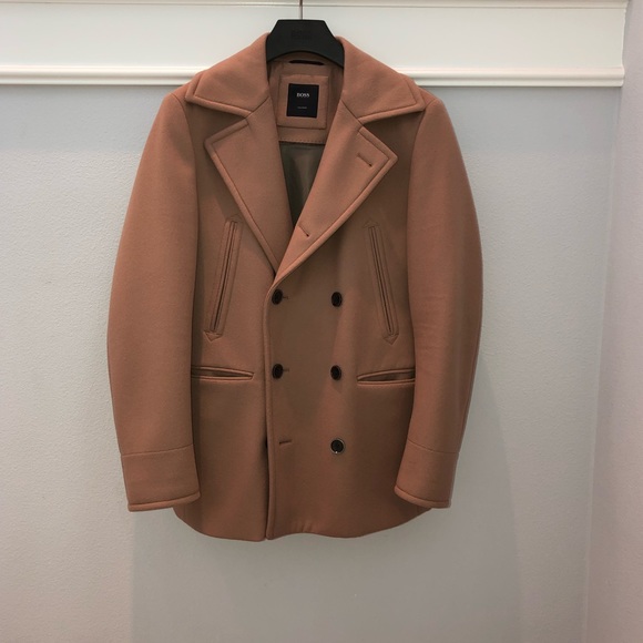boss camel coat